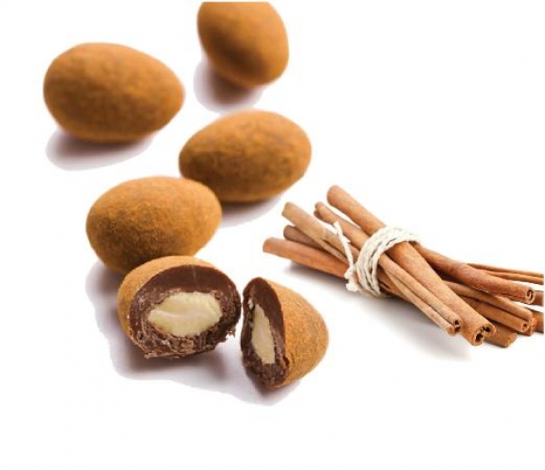 chocolate olives with cinnamon